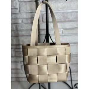HARVEYS The Original Seatbelt Purse Bag Tan Beige